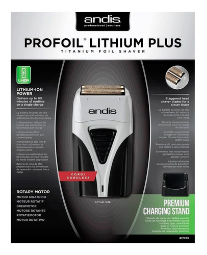 Rasuradora Profoil Lithium Plus Andis Professional