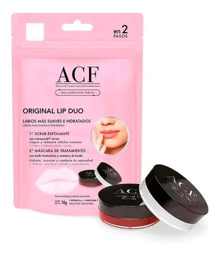 Acf Exfoliante Labios Original Lip Duo Acido Hialuronico