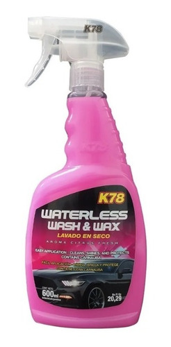 K78 Waterless Wash & Wax Lavado En Seco Con Cera