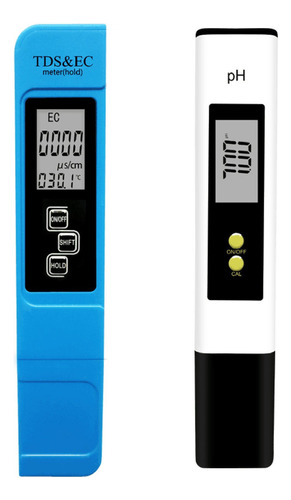2 Piezas De Acidómetro De Ph Detector De Calidad De Agua Pru