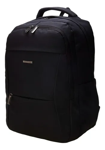 Mochila Sestini G 2 Comp Notebook 15,6 Hydroblock Cor Preto Desenho do tecido Liso
