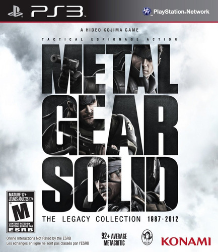 Metal Gear Solid Legacy Collection Ps3 Fisico Nuevo Sellado