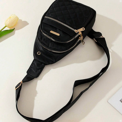 Morral Bolso Cruzada Negro Otec
