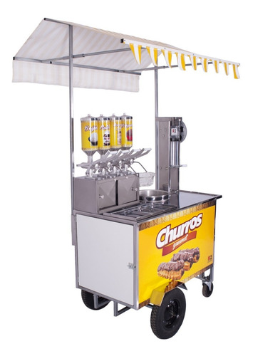 Imagem 4 de 6 de Carrinho Churros Gourmet Masseira Engrenagem 4 Doceiras - R2