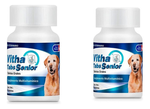 Kit De 2 Vitha Tabs Senior Complemento Vitamínico 30tabs