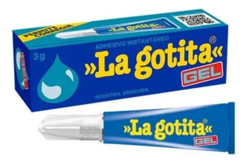 Pegamento Adhesivo Instantáneo La Gotita Gel Secado Rap. 3gr