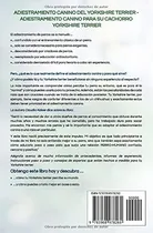 Comprar Libro: Adiestramiento Canino Del Yorkshire Terrier: Canino