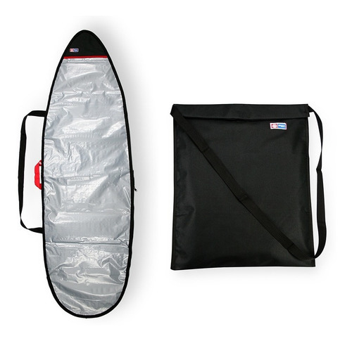 Capa Surf Refletiva Acolchoada 6'0 A 6'3+saco Roupa Molhada