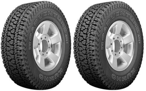 Kit 2 Neumaticos Kumho At51 315 70 R17 121r Cavallino 6cuo