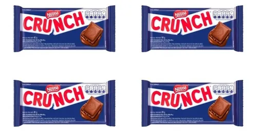 Chocolate Con Leche Con Copos Crunch Nestle 80 G. X 4 U. 