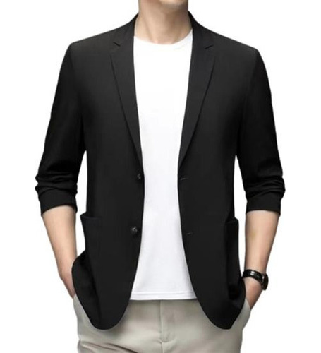 Saco Blazer Casual Para Hombre A La Moda, Ajuste Cómodo [u]