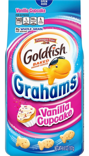 Goldfish Grahams Vanilla Cupcake 187g Americanas