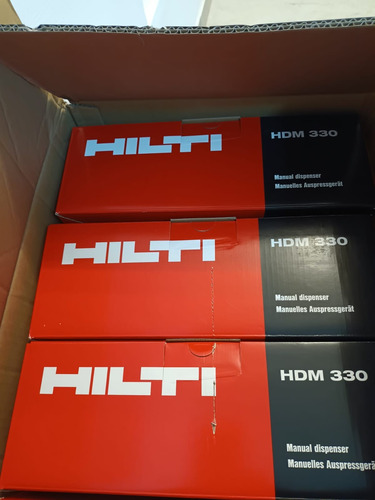 Aplicador Hilti Hdm 330 Con Portacartucho Negro
