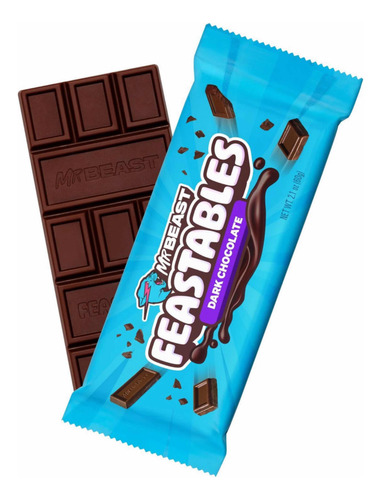 Mr. Beast Chocolate Pack De 7 Barras De 60g. C/u Importado