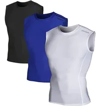 Comprar Franela Compresion Entrenamiento Sin Mangas Marca Devops