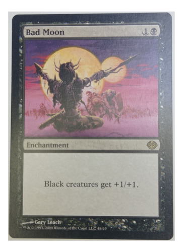 Carta Magic Bad Moon [garruk Liliana] Mtg Enchantment