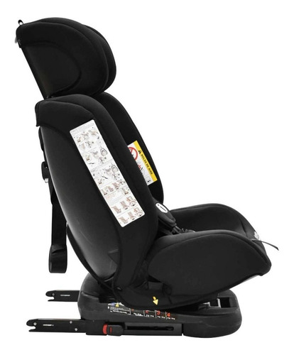 Autoasiento Para Bebé Luke Gira 360° Lifestyle By Infanti Color Negro