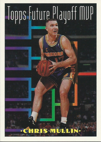 Barajita Chris Mullin Playoff Mvp Topps 1993 #209 Warriors