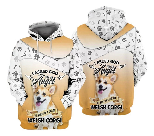 Sudadera Con Capucha Con Estampado 3d I Asked God De Welsh C