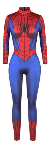 Halloween Spiderman Iron Man 3d Impreso Cosplay Mono Mujer