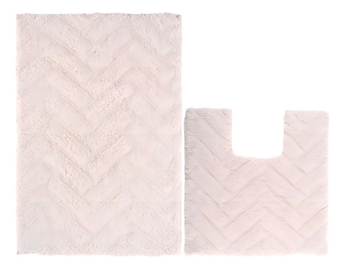 Kit De Accesorios Para Baño Dib Cotton Rosa Claro X 2
