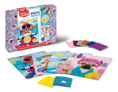 Kit Maped Creativ Mosaicos Fotográficos Animales Cute