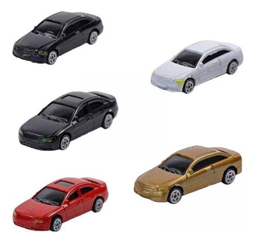 6 X 5x Mini Escala Modelo Carros Veículo 1/87 Trens