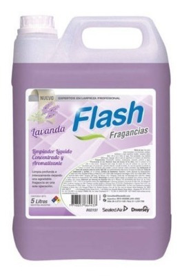 Limpiador Flash Lavanda Concentrado Aromatizante 4 Litros  
