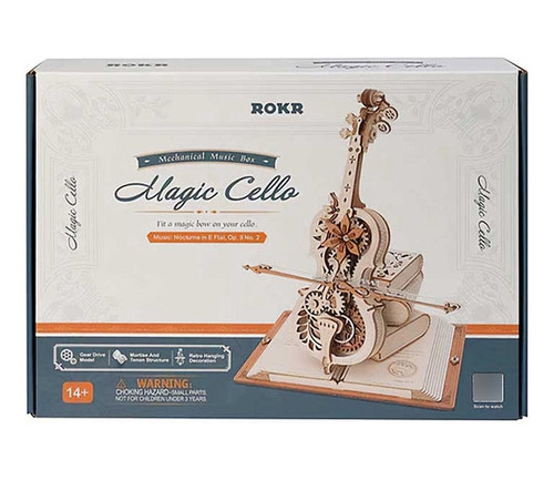 Puzzle 3d - Magic Cello - Robotime