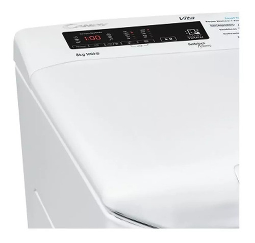 Imagen 2 de 8 de Lavarropas Carga Superior Candy 6 Kg 1000 Rpm Vita Cvst610t