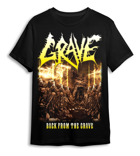 Polera Grave - Back From The Grave - Holy Shirt