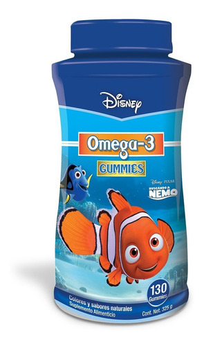 Supl. Alimenticio Omega 3 Nemo Frasco Con 130 Gomitas
