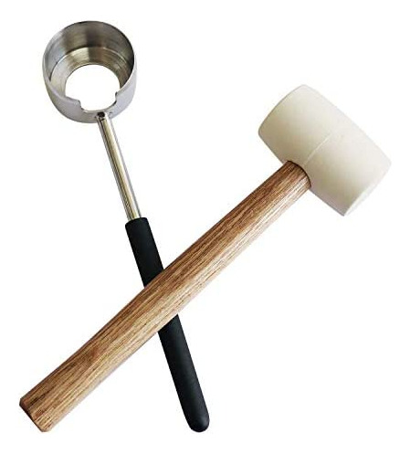Herramientas Para Abrir Cocos Con Martillo Super Seguro Y Fá