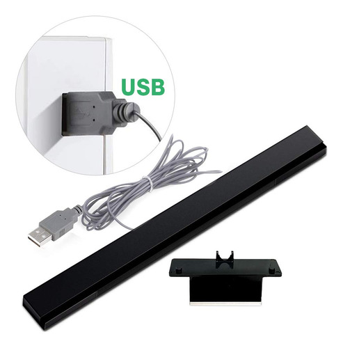 Soonory Usb Wired Wii Sensor Bar, Replacement Infrared Ir Ra
