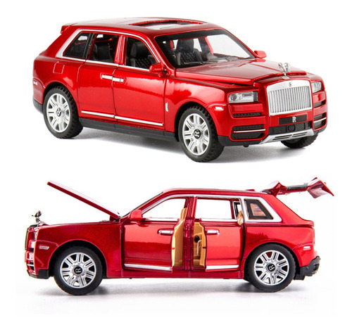 Rolls Royce Cullinan Miniatura De Metal Autos Con Luz Y Soni