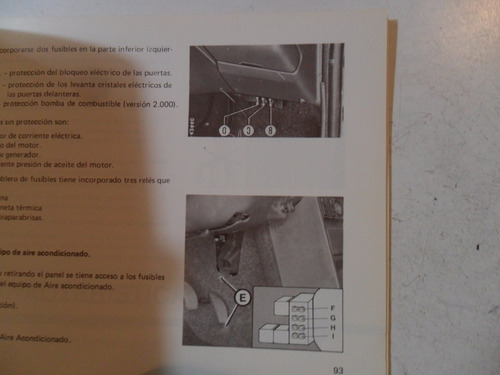 Fiat Regatta 1987 1988 Manual Instrucciones S Sc Y 2000 (Usado)