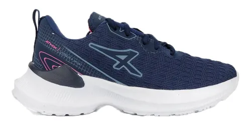 Zapatillas Athix Running Mujer Dimension Azul rosa Cli