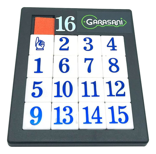 Número Deslizante Puzzle Brain Teaser Iq Game - Paquete De 1
