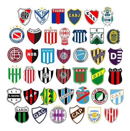 Escudos Vectorizados De Fútbol Argentinos