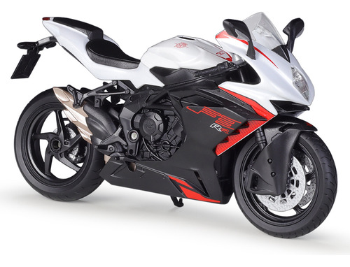 Welly Mv Agusta F3 Rr Rojo Miniatura Moto Con Soporte 1/ [u]