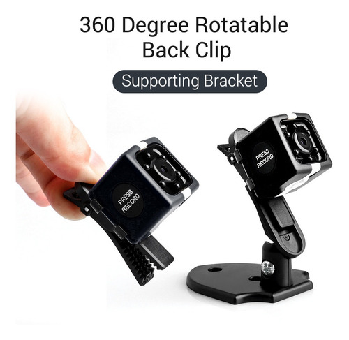 Mini Cube Camera 720p Hd Ir Vis?o Noturna 120 ° Grande