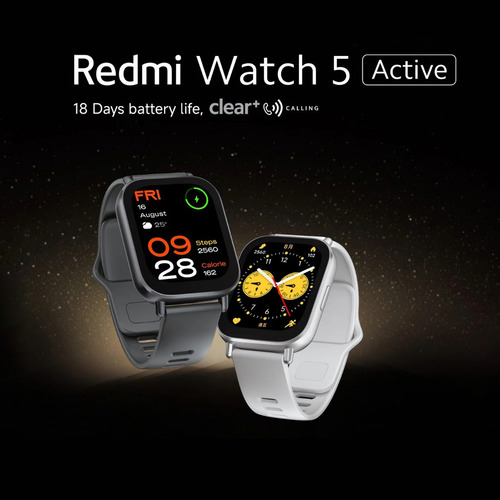 Smartwatch Xiaomi Redmi Watch 5 Active Negro Con Llamada Bt