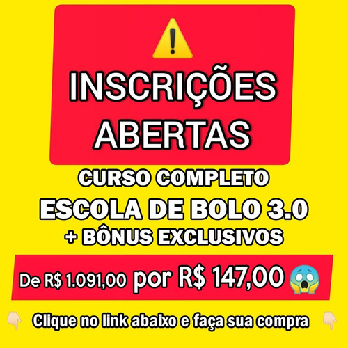 Imagem 1 de 1 de Curso De Confeitaria - Suporte Por 1 Ano E Conteúdo Vitalíci