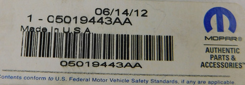 Imagen 4 de 7 de Filtro De Aire Mopar Jeep Wrangler 2.4l 2003-2006