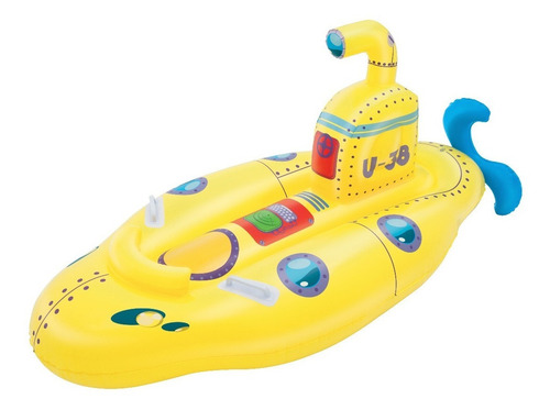 Imagen 4 de 8 de Colchoneta Inflable Submarino Bestway 165x86 41098 Bigshop