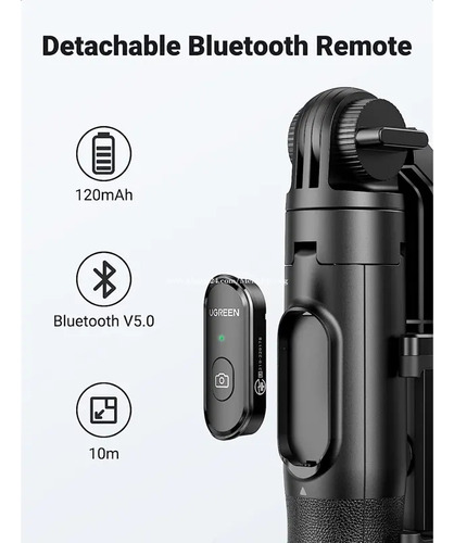 Ugreen Trípode 15062 Para Smartphone,1.5m