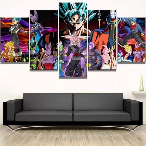 5 Set Pintura De Diamantes Anime Dragon Ball Characters -1