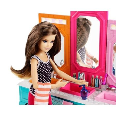 Muñeca Barbie Skipper Baño Y Tocador