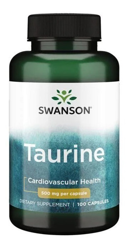 Taurina 500mg 100cap Swanson 