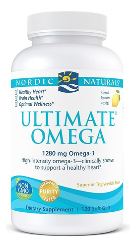 Ultimate Omega 120 Cap Nordic Naturals